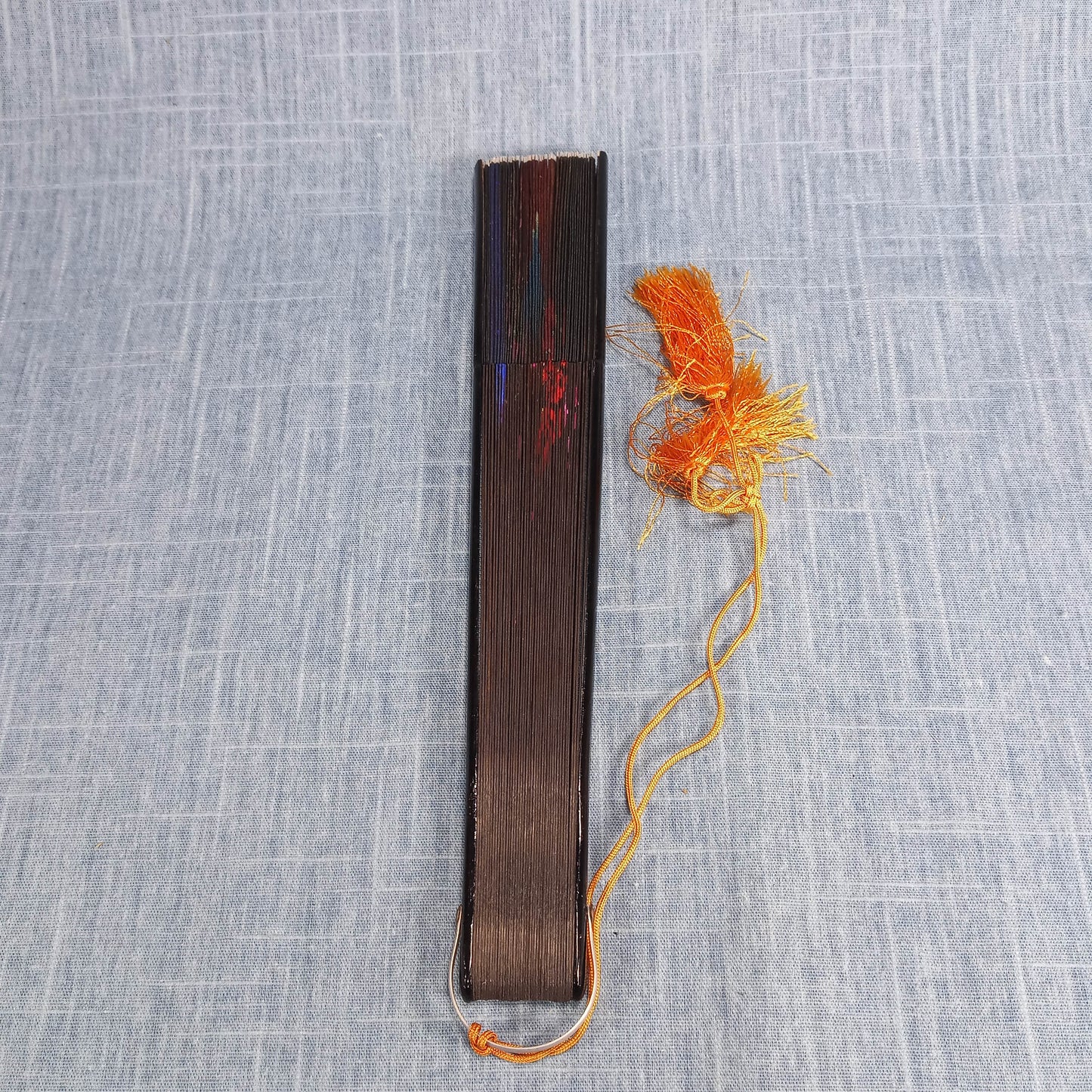 1960s Vintage Fan: Hand Painted with a Japanese Scene