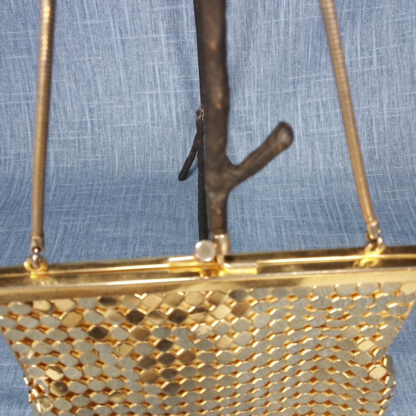 1950's Gold Tone Metal Evening Purse – Needs Love