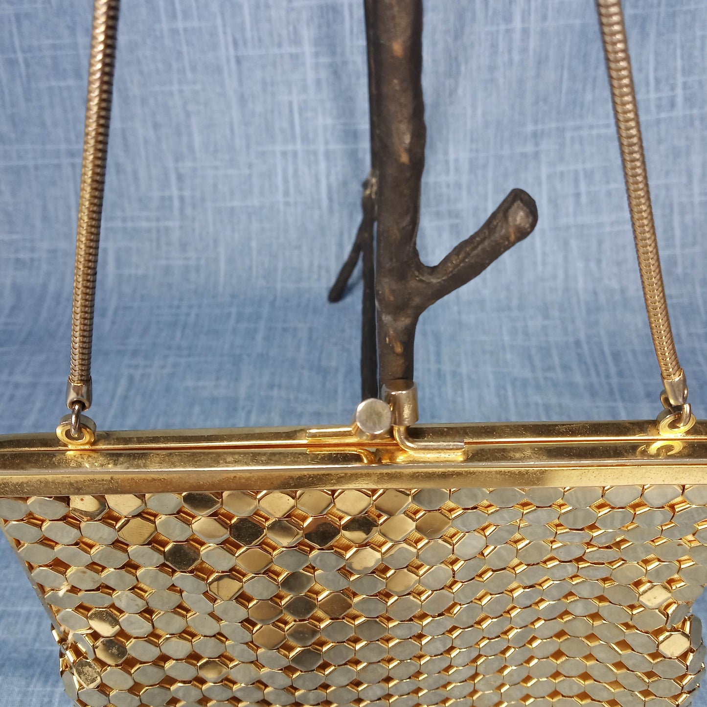 1950's Gold Tone Metal Evening Purse – Needs Love