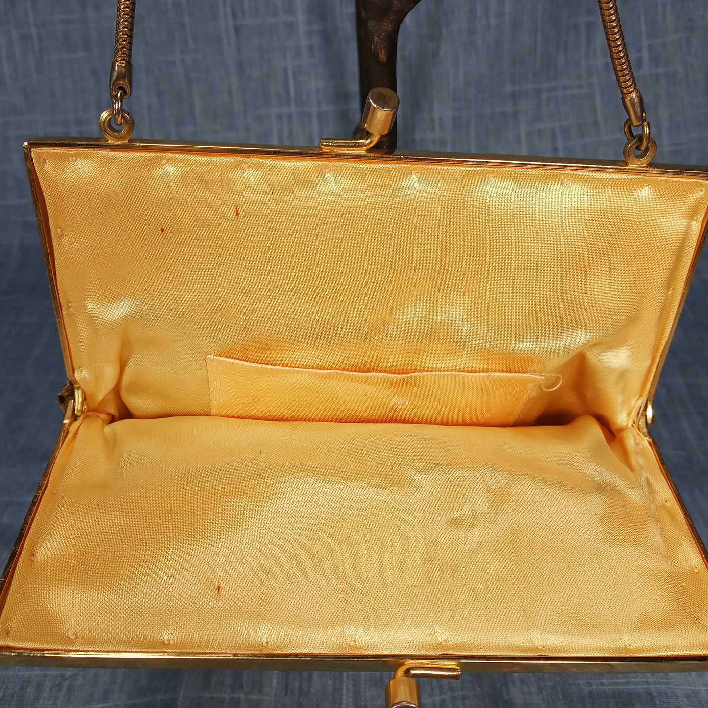 1950's Gold Tone Metal Evening Purse – Needs Love