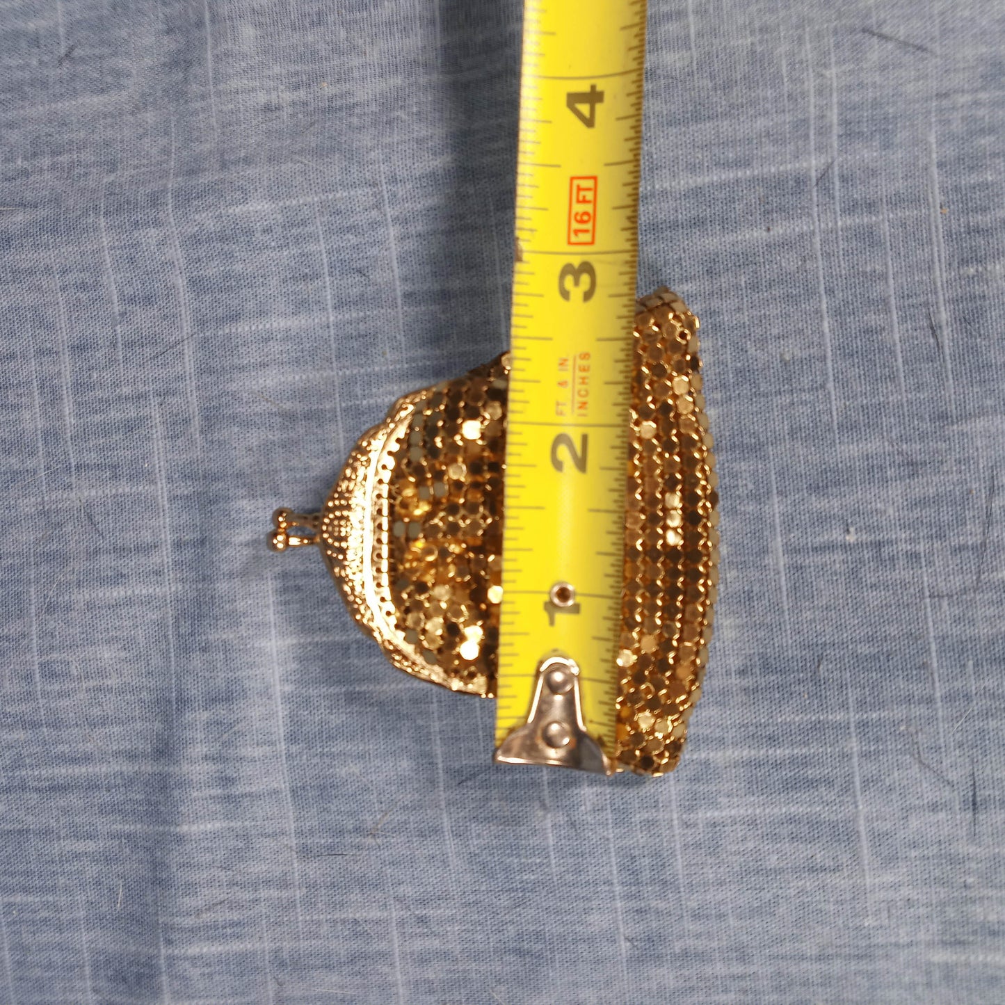 1920's Gold Mesh Small Evening Purse