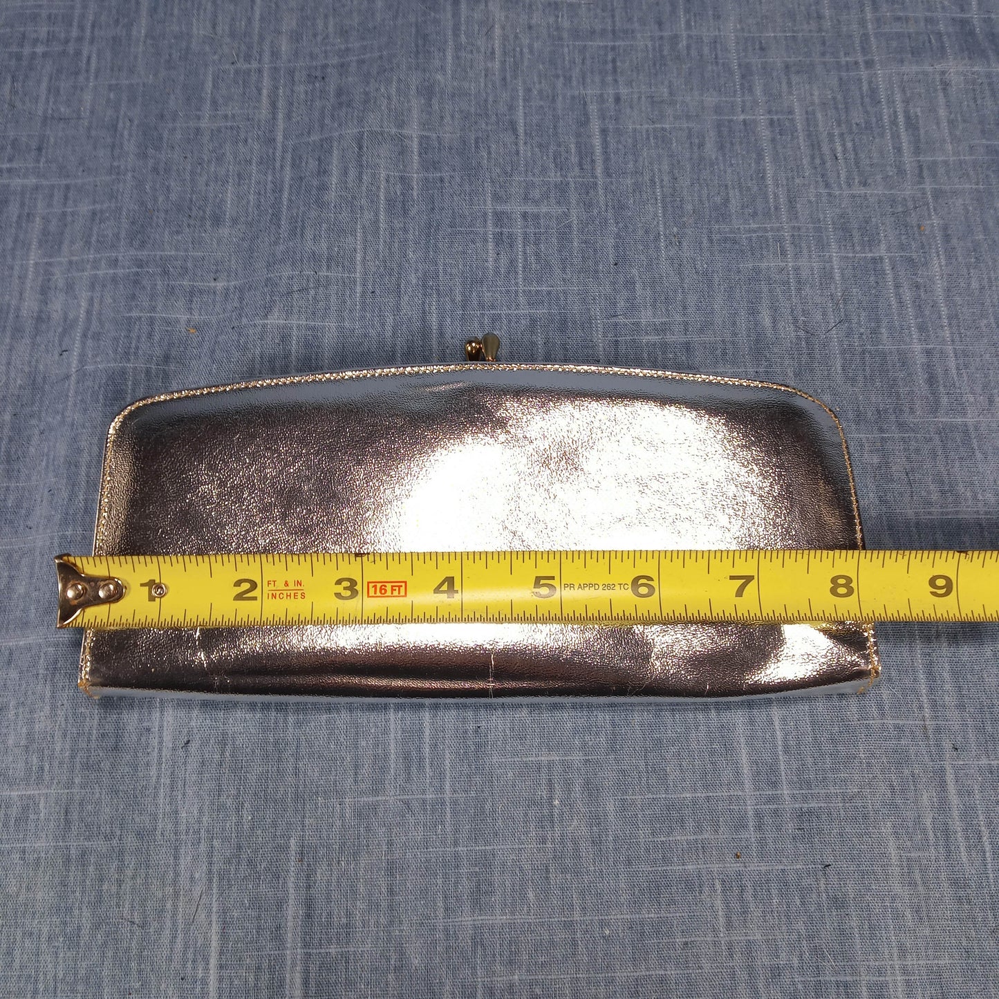 1950s Silver Fold Out Wallet/Clutch
