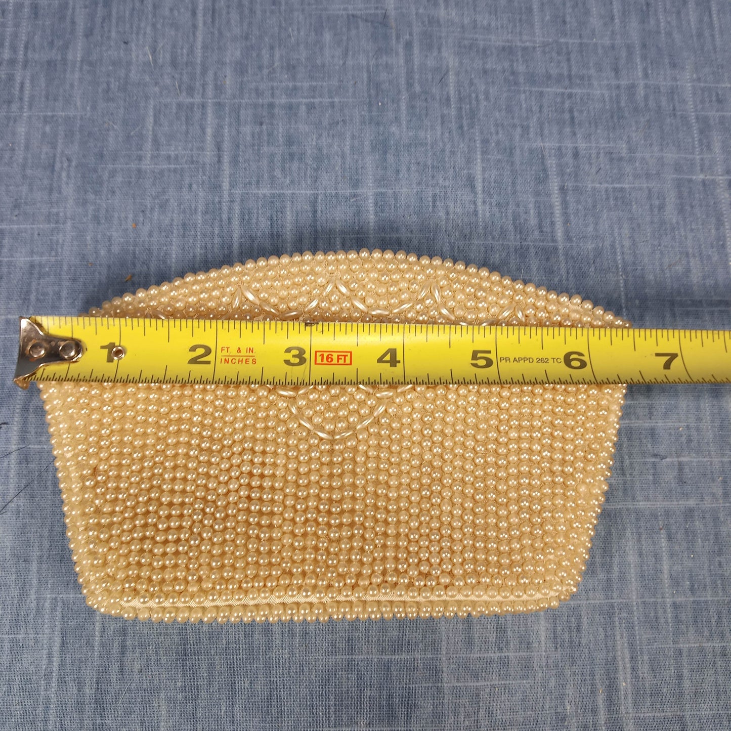 1940s Pearl Clutch by Fine Arts Bag Company - Made in Japan
