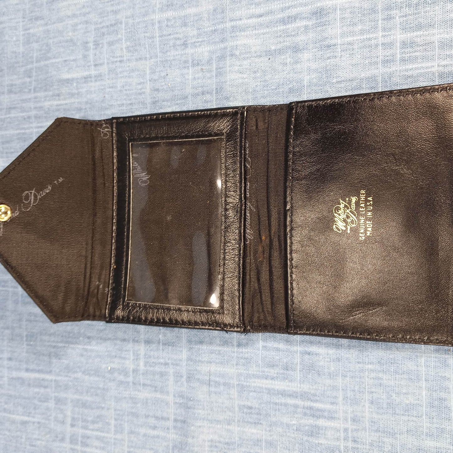 1950's Black Mesh Wallet by Whiting and Davis