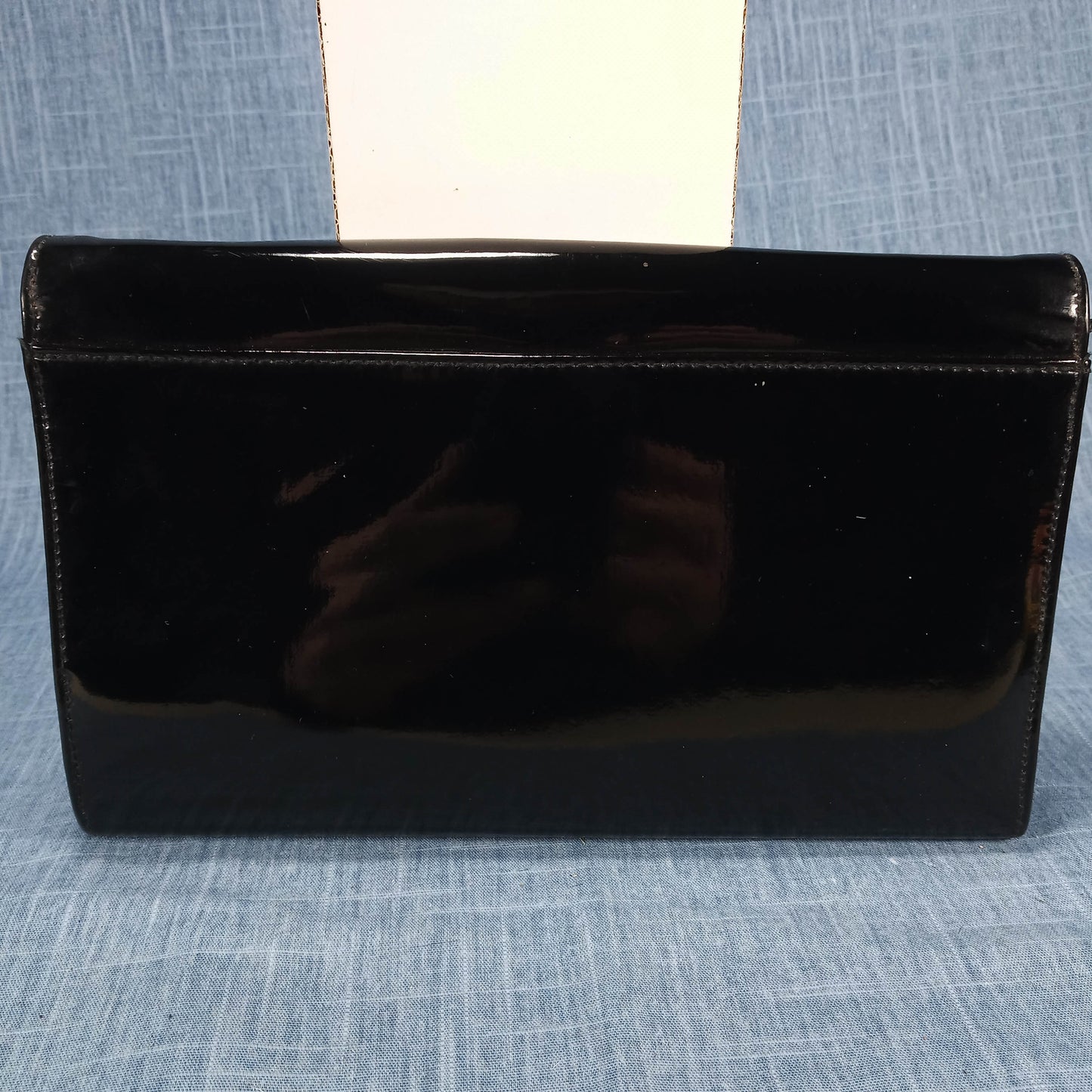 1960s Patent Black Clutch by Ande'