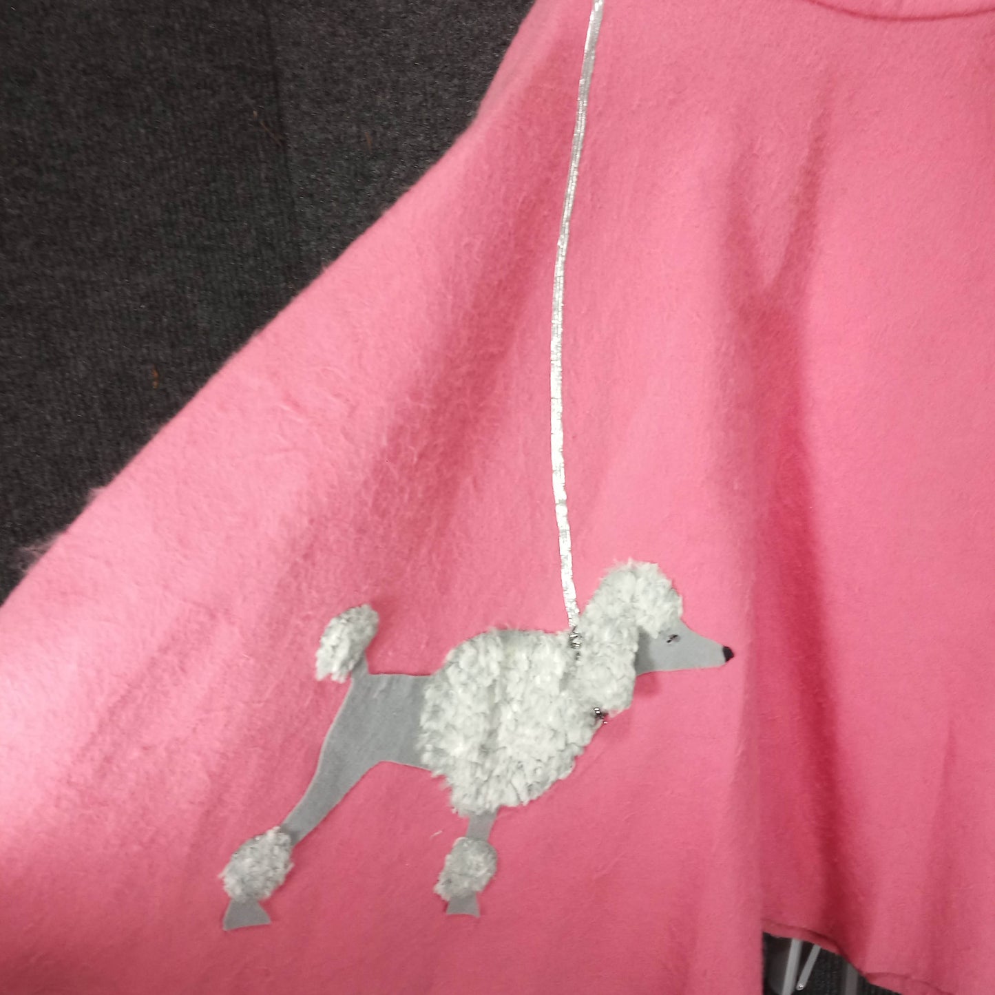 1950's Original Pink Felt Poodle Skirt
