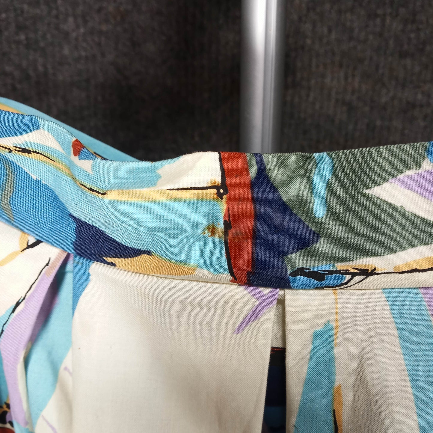 1950's Sailboat Print Cotton Circle Skirt with Pockets - Needs Love