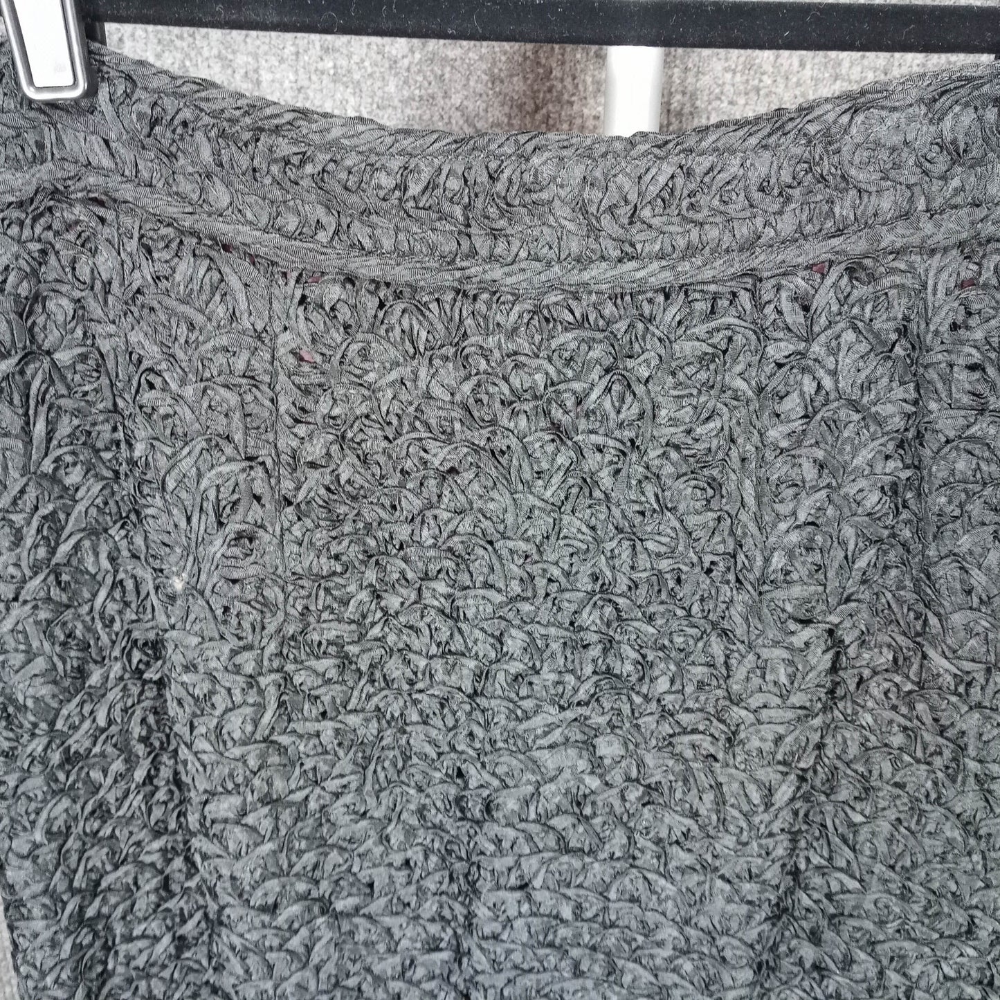 1940's Black Ribbon Weave Skirt