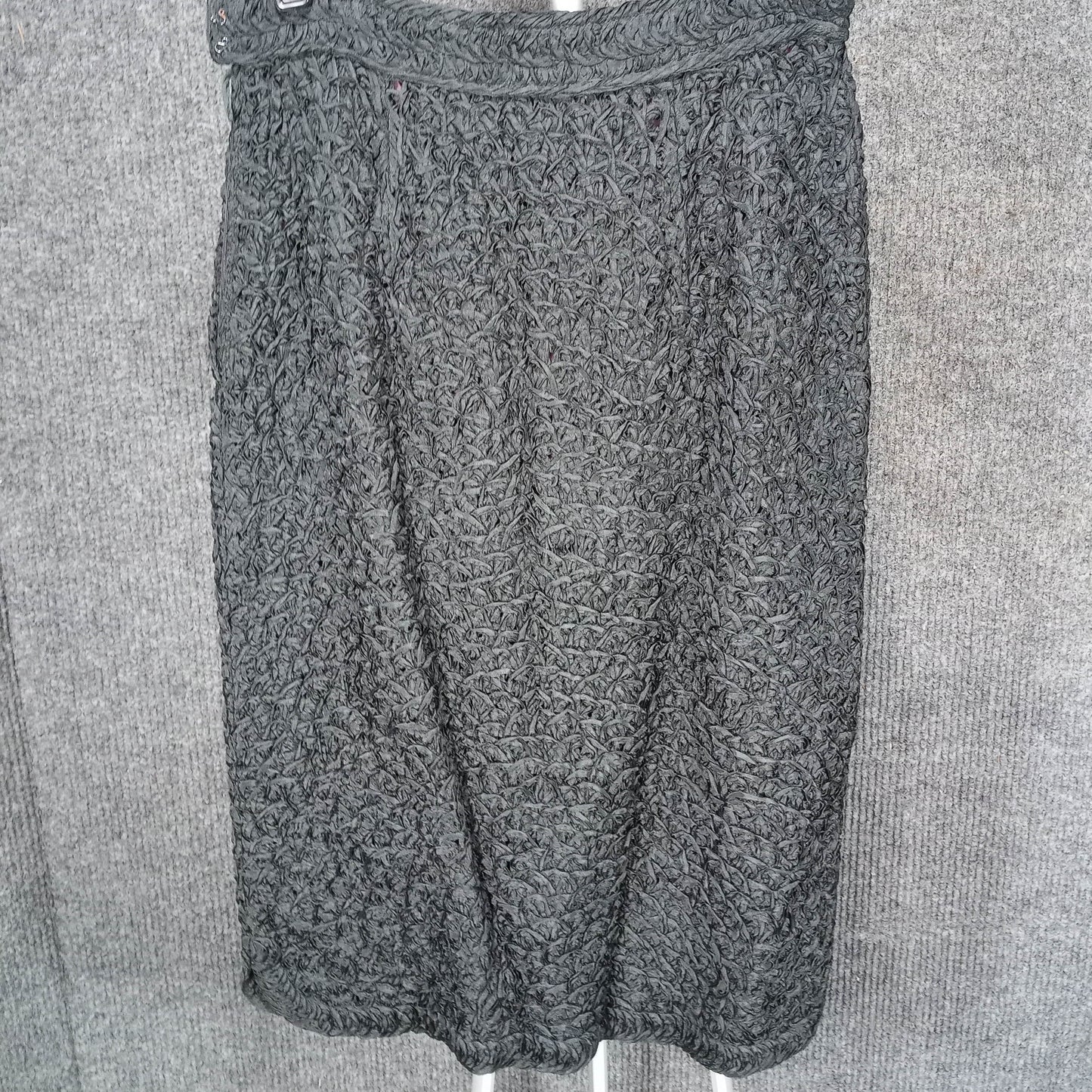 1940's Black Ribbon Weave Skirt