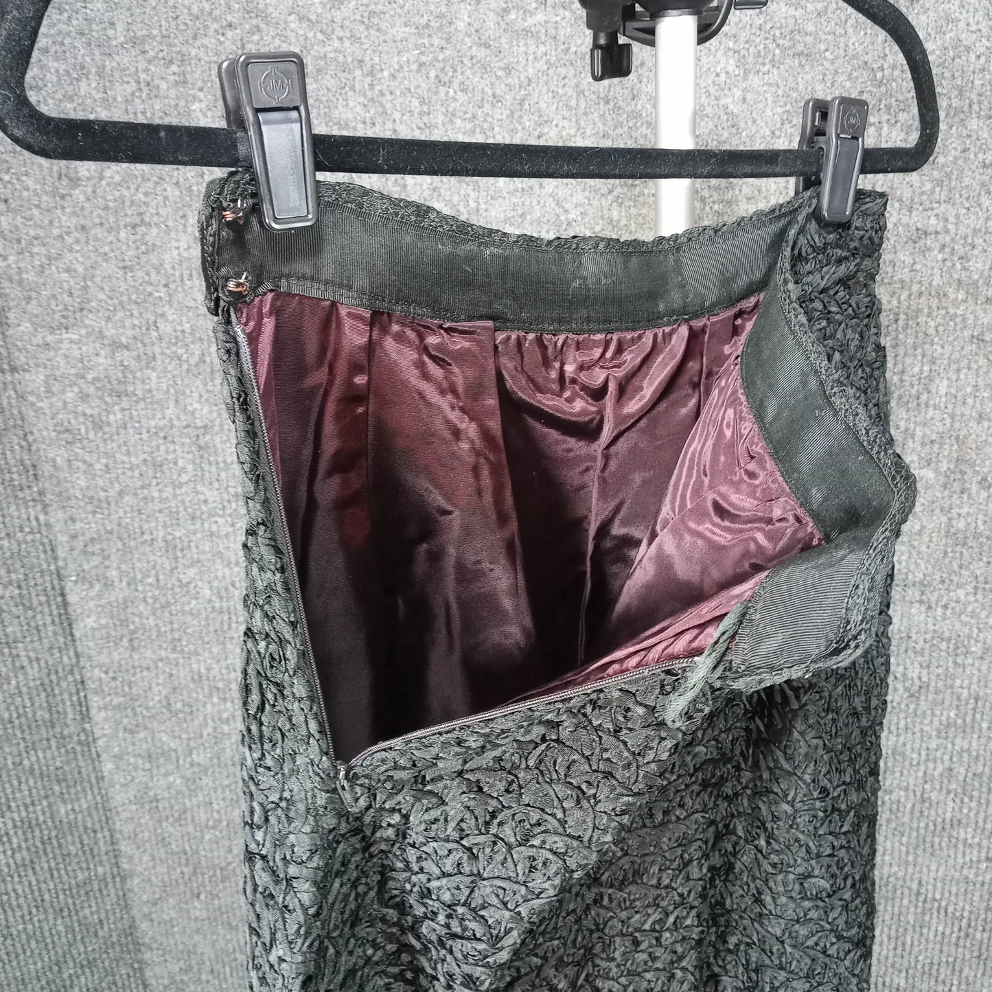 1940's Black Ribbon Weave Skirt