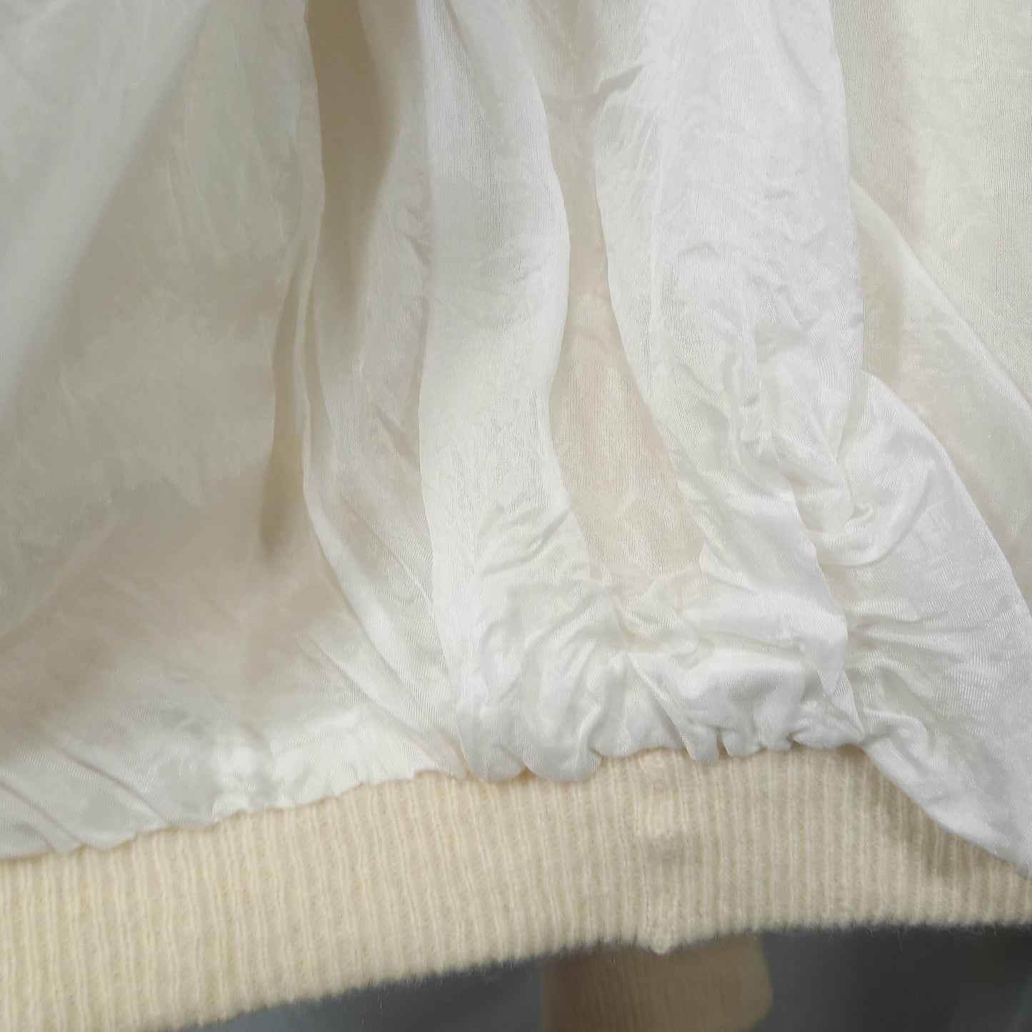 1950's Cream Beaded Cardigan by Mohan's Ltd – Hong Kong