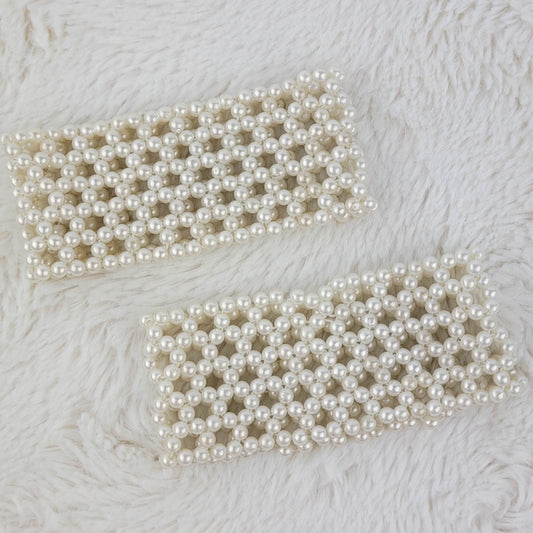 1950's Vintage Faux Pearl Sweater Cuffs