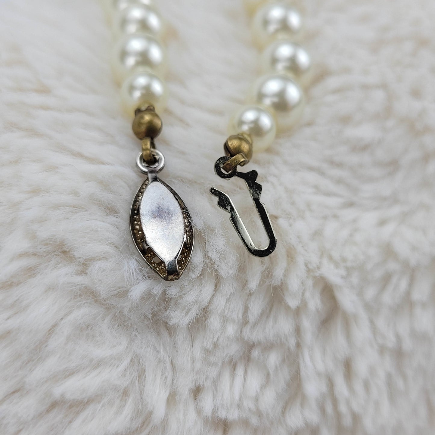 1950's Double String Pearl Bead Necklace