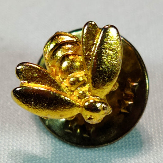 1950's Vintage Gold Tone Bee Tie Tack