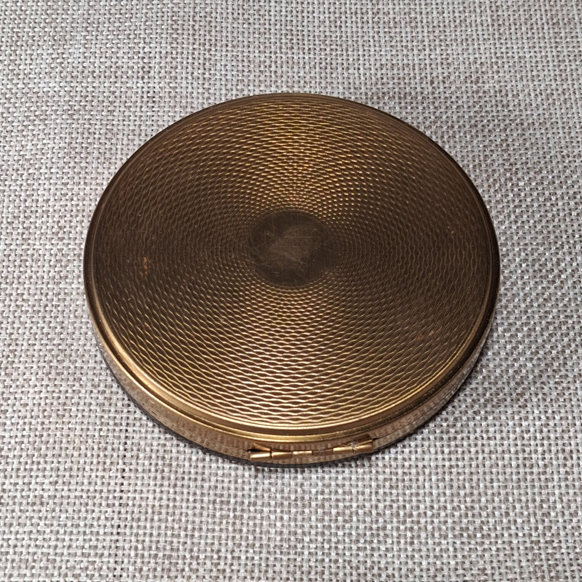 Vintage Tortoise Shell and Gold Compact from HM Bell 5th Ave