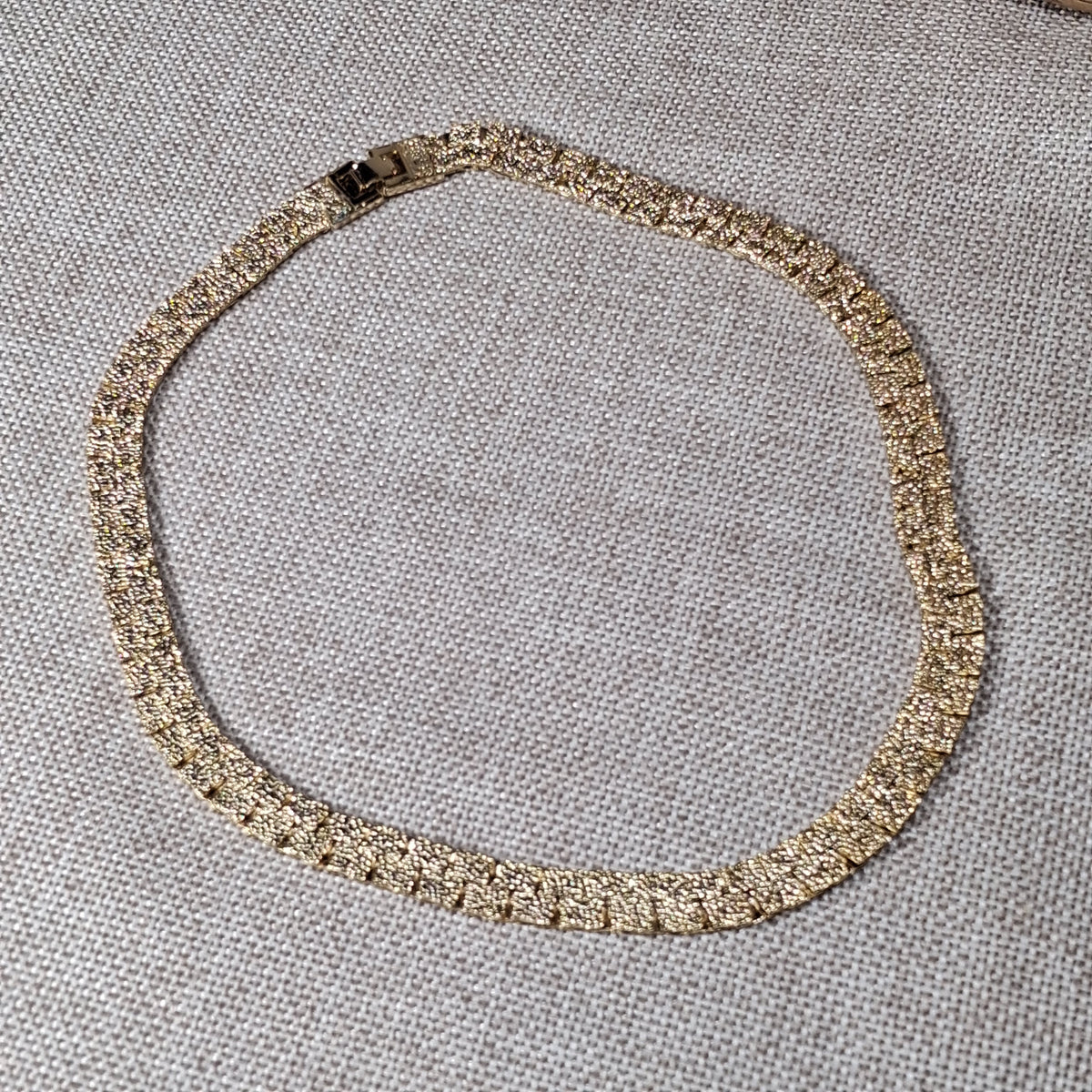 Vintage Gold Tone Chain Necklace