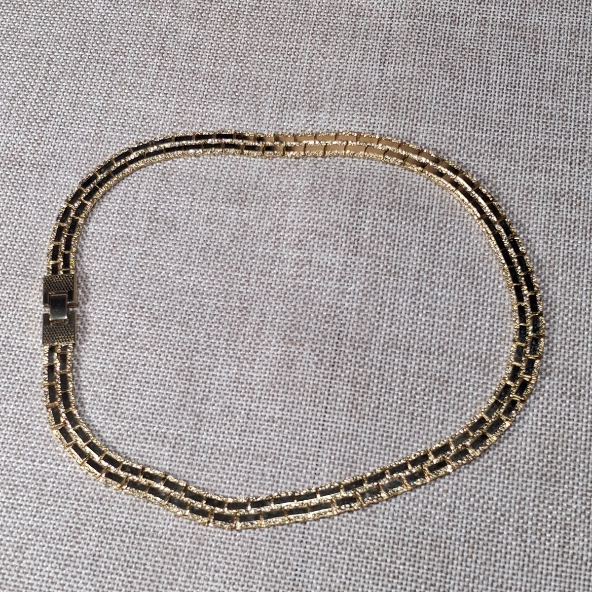 Vintage Gold Tone Chain Necklace