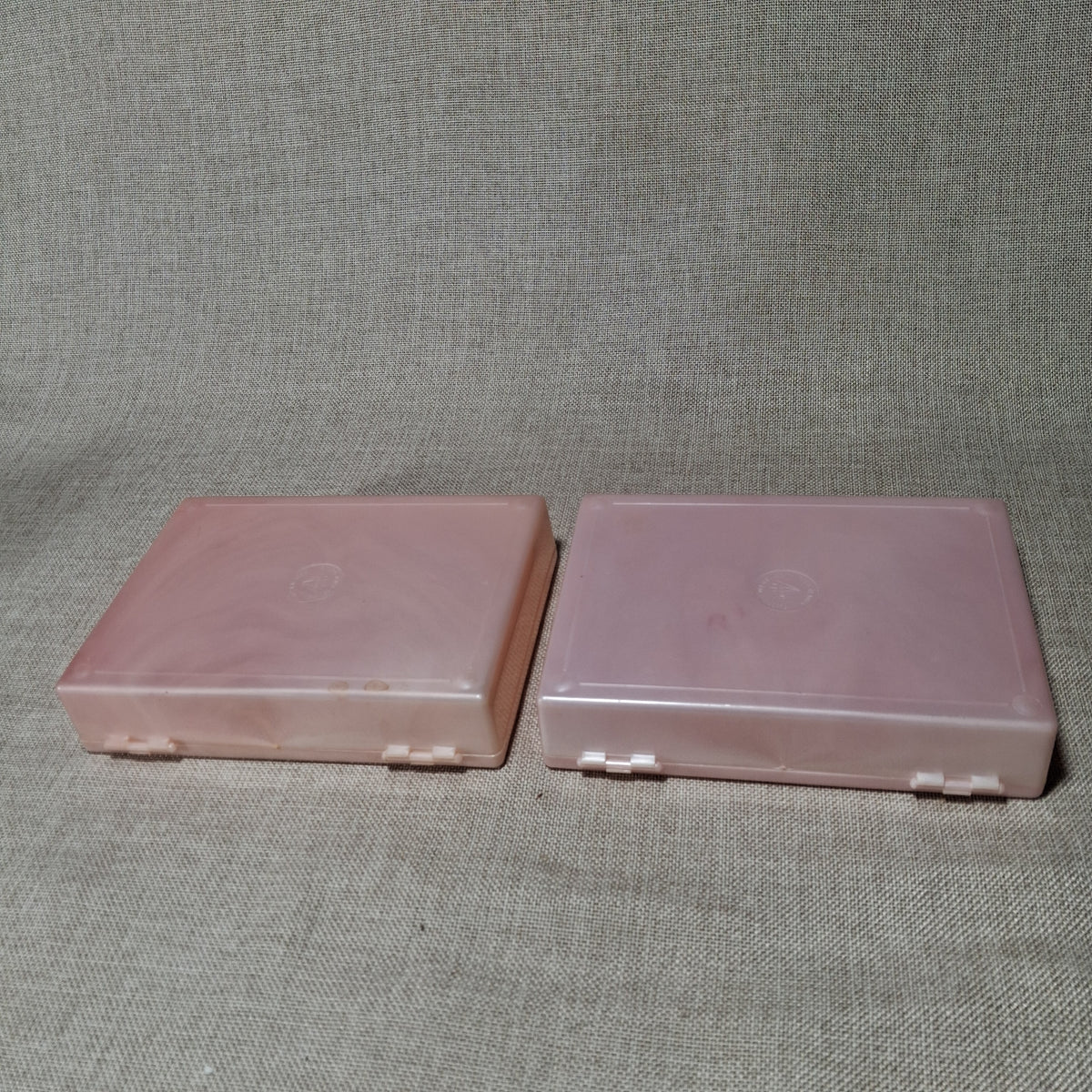 Vintage Pink Plastic Boxes Perfect Your Dressing Room