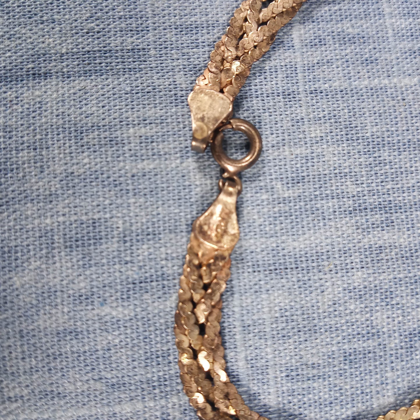 1960s Vintage Sterling Silver Chain Bracelet from Mexico