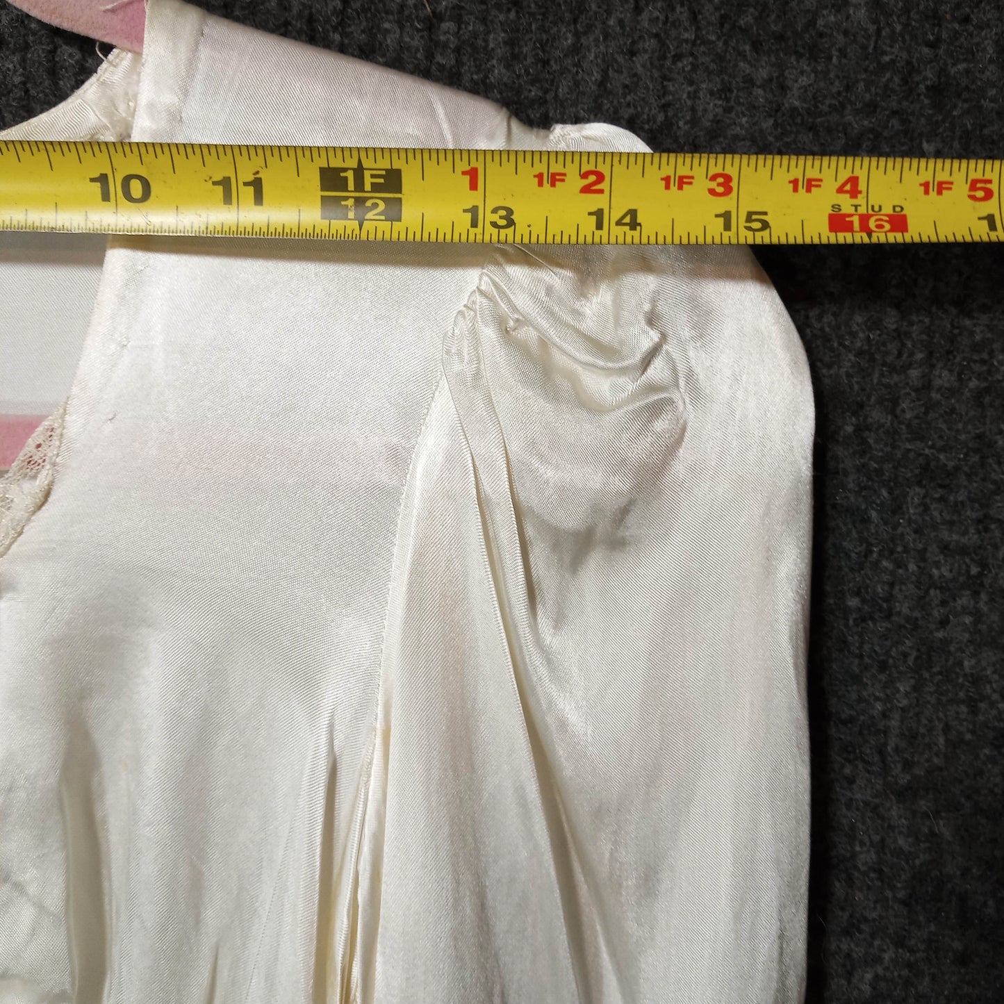 1930's White Bias Cut Hollywood Starlet Gown