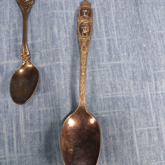 Mid Century Vintage Collectors Three Commemorative Spoons