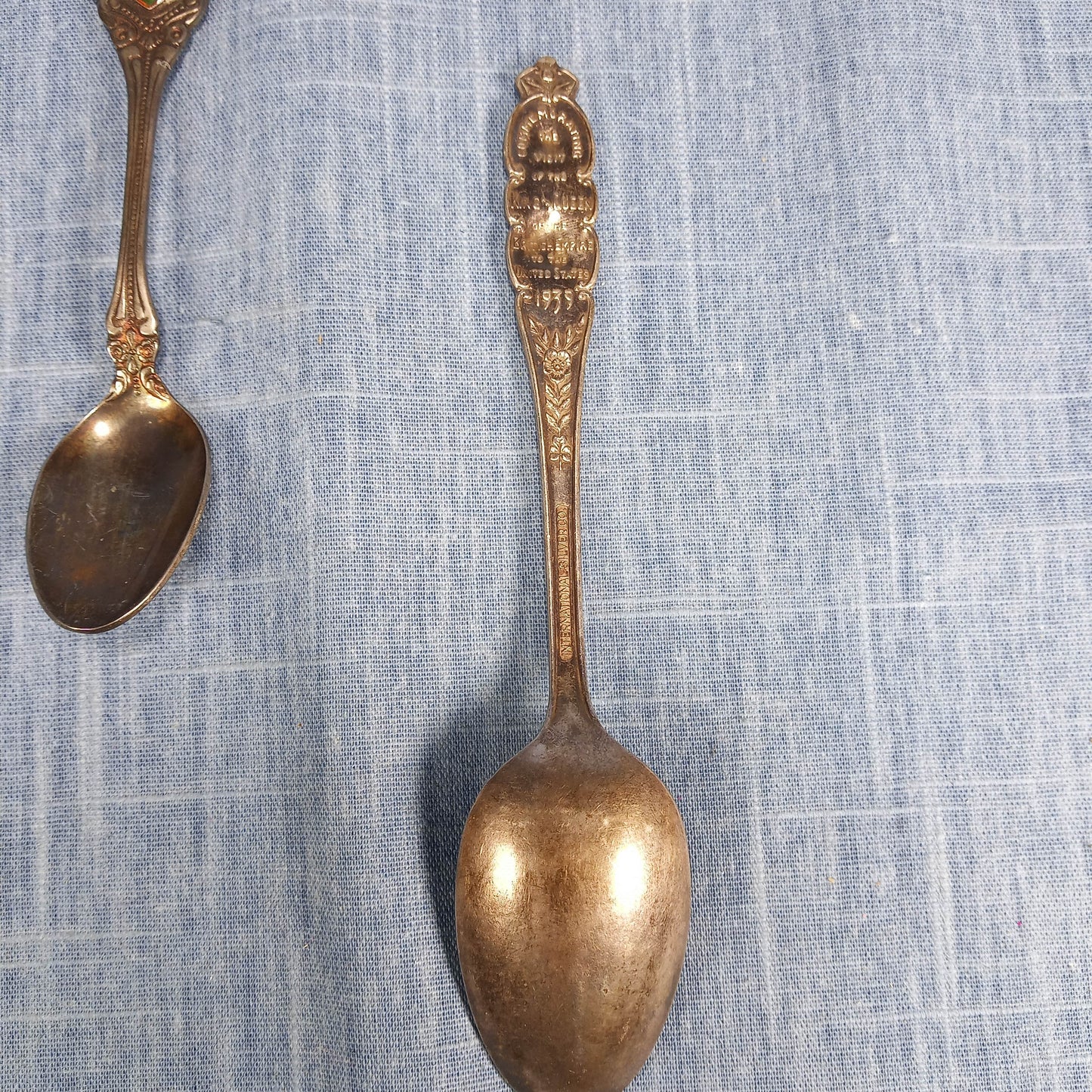 Mid Century Vintage Collectors Three Commemorative Spoons