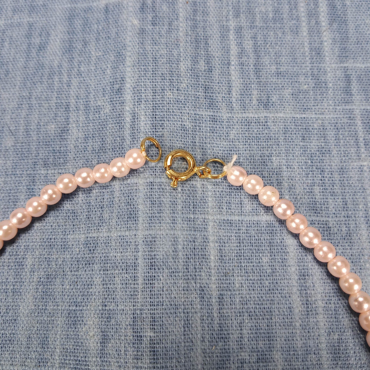 1960s Vintage Necklace with a Single Strand of White Pearl Beads
