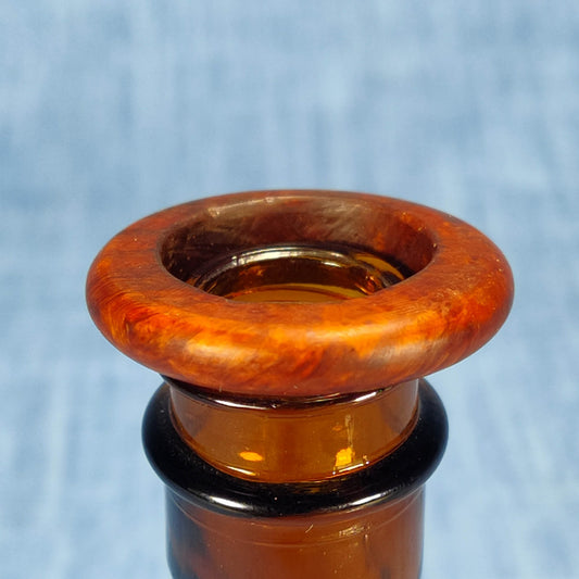 Domed Hardwood Ring Made from Briarwood - Size 8.0 (US)