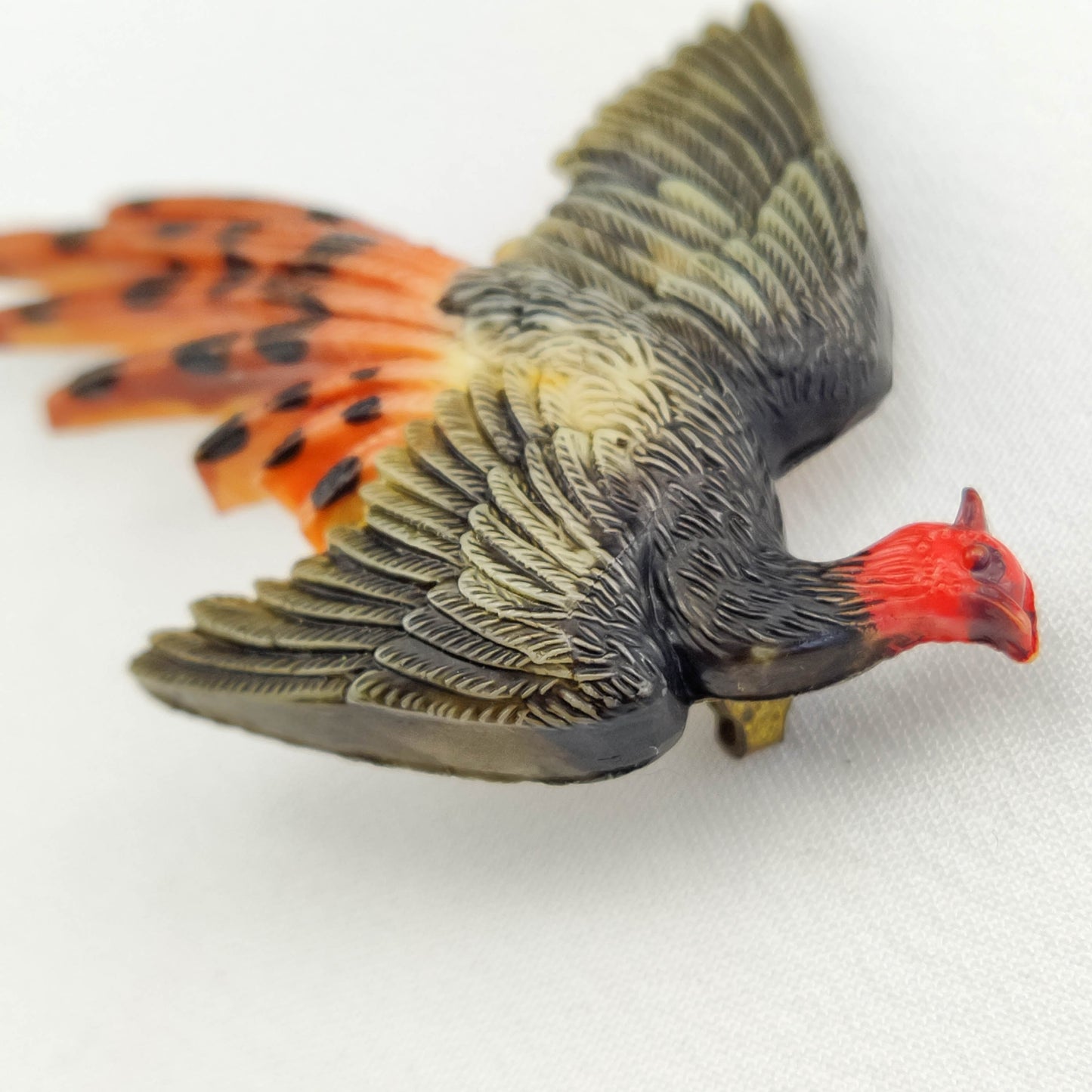 1930's Bakelite Pheasant Pin